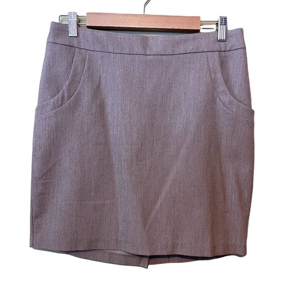 Christopher Straub for Maurices above the knee tan skirt size 5/6 in a tan color - Picture 1 of 8